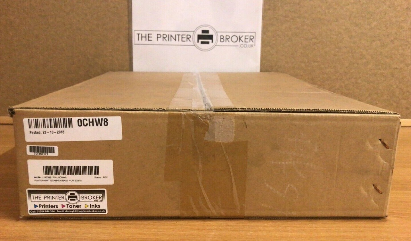 Dell Platen Unit Scanner Base for B2375 Printer 0CHW8