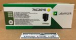 Genuine Lexmark Yellow Return Programme Toner Cartridge 74C20Y0
