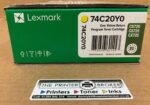 Genuine Lexmark Yellow Return Programme Toner Cartridge 74C20Y0 - Image 3