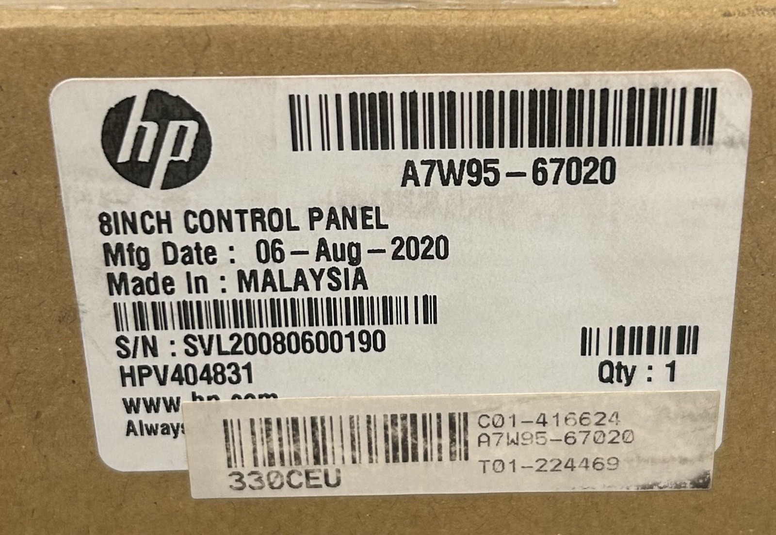 HP-A7W95-67020-Panel-de-control-con-pantalla-tactil-8-pulgadas-Pagewide-P77740-377044149923 HP A7W95-67020 Panel de control con pantalla táctil 8 pulgadas Pagewide P77740 - Imagen 1