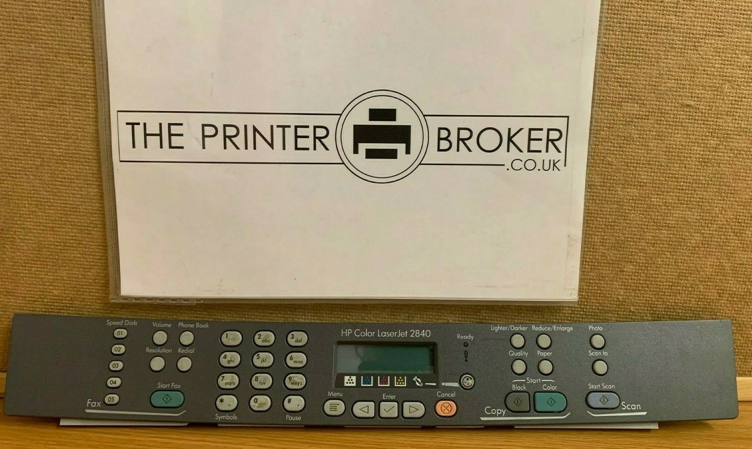 HP Colour LaserJet 2830 2840 Series Control Panel Assembly Q3949-60134