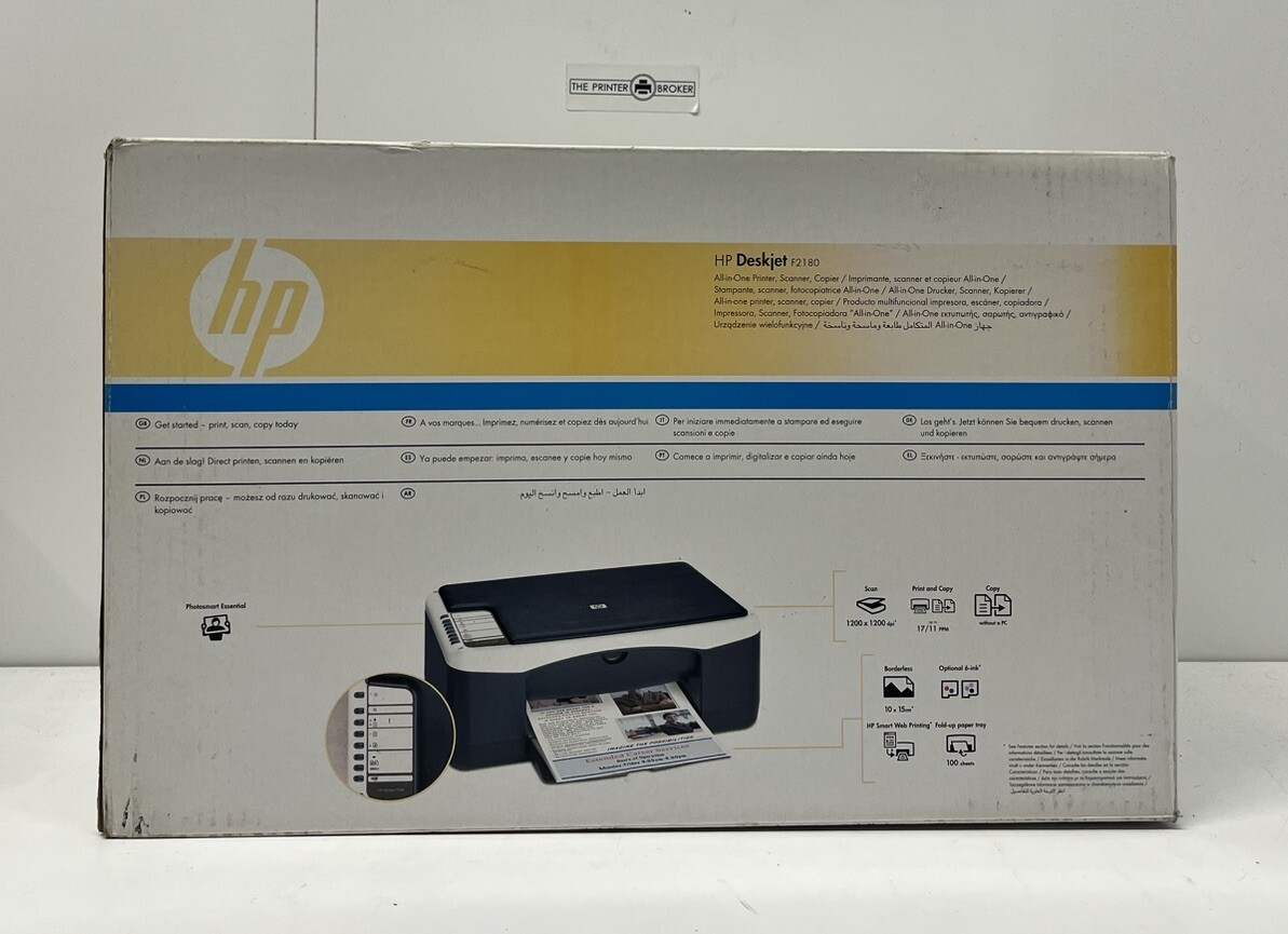 HP DeskJet F2180 A4 Colour Inkjet Printer CB596A