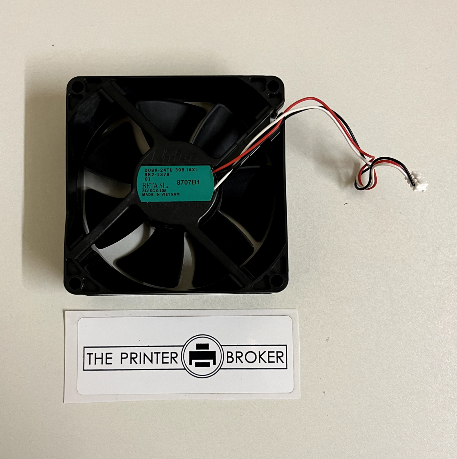 HP LaserJet Enterprise M506 Series Fuser Cooling Fan RK2-8068
