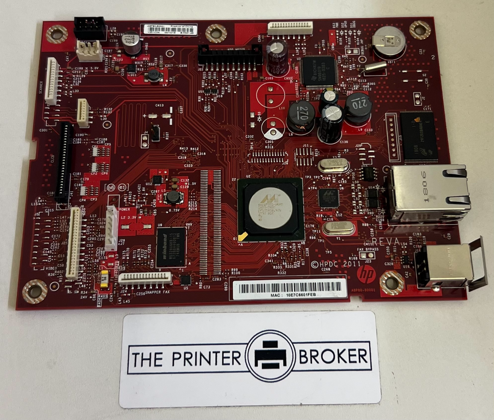 HP  LaserJet Pro M521dw MFP Formatter board A8P80-60001