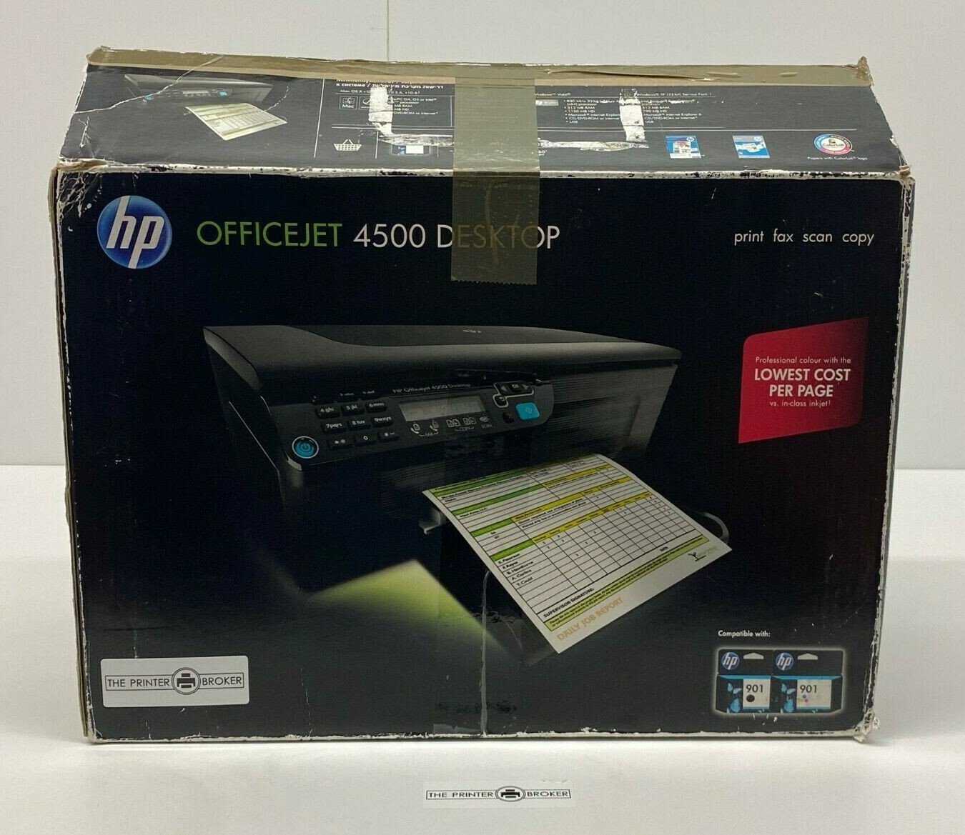 HP OfficeJet 4500 Desktop A4 Colour Multifunction Inkjet Printer CM753A