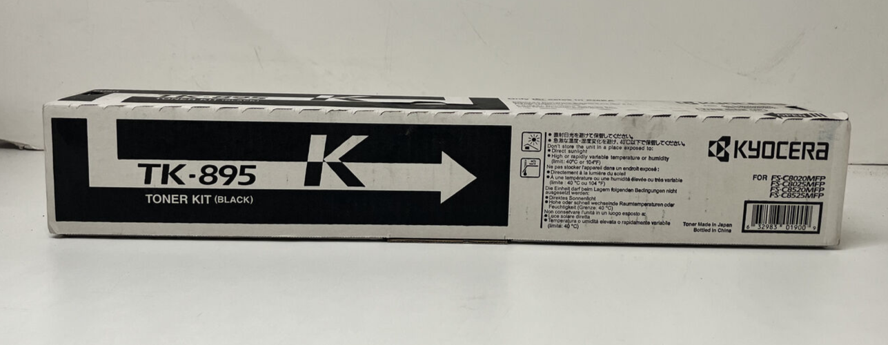 Kyocera ECOSYS FS-C8520 C8525 C8020 C8025 TK-895K Kit de tóner negro 1T02K00NL0