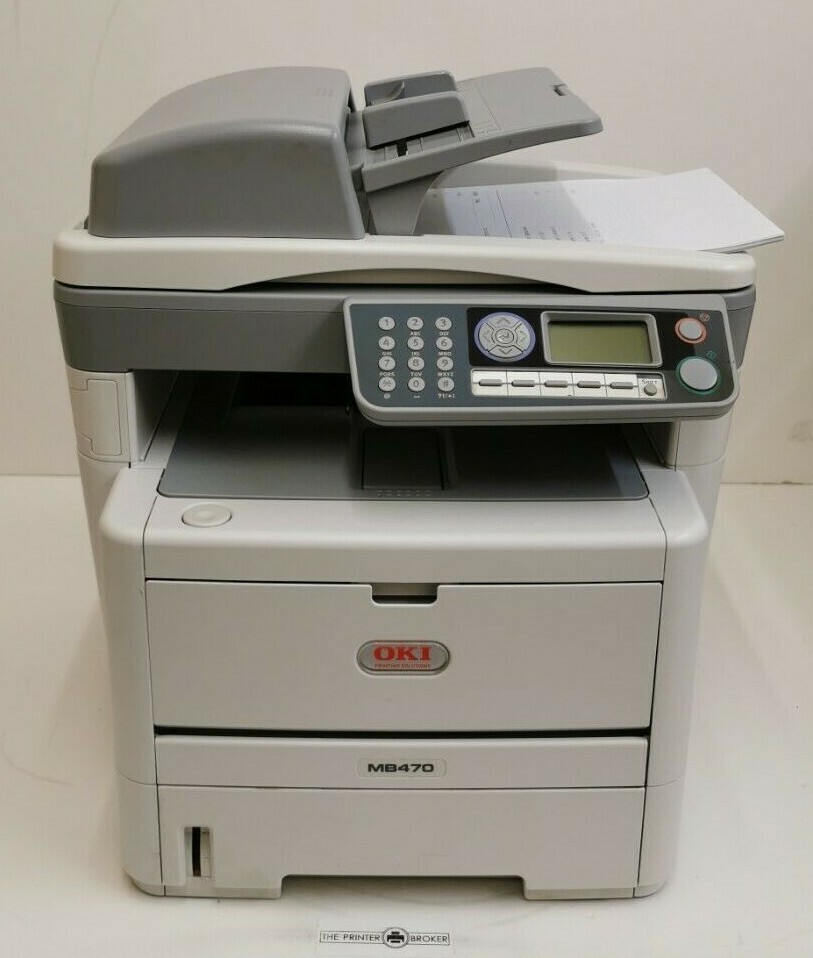 OKI MB470 A4 Mono Multifunction LED Laser Printer 01225301