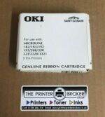 Oki Ribbon Cartridge for Oki Microline 182 183 192 193 280 Series 01108003