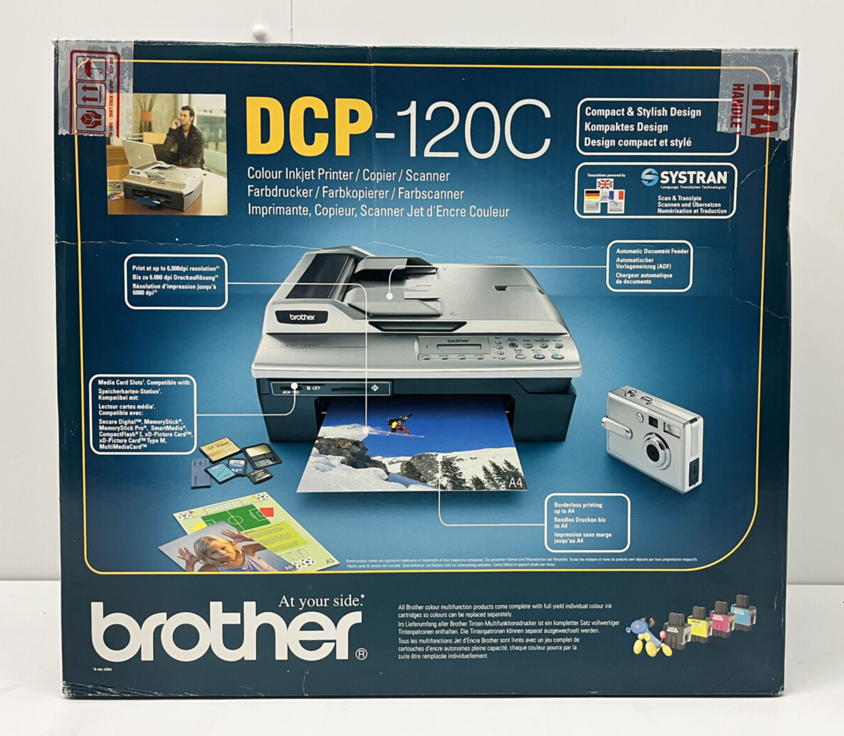 Brother DCP-120C A4 Colour Multifunction Inkjet Printer DCP-120C