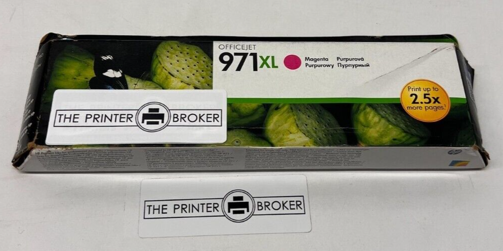 HP 971XL Magenta Ink Cartridge for Officejet X451 X476 X551 X576 Series CN627AE