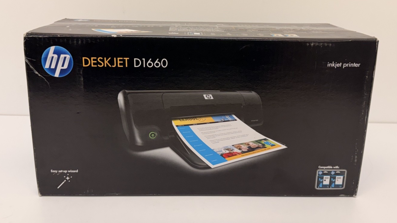HP DeskJet D1660 A4 Colour Inkjet Printer CB770A