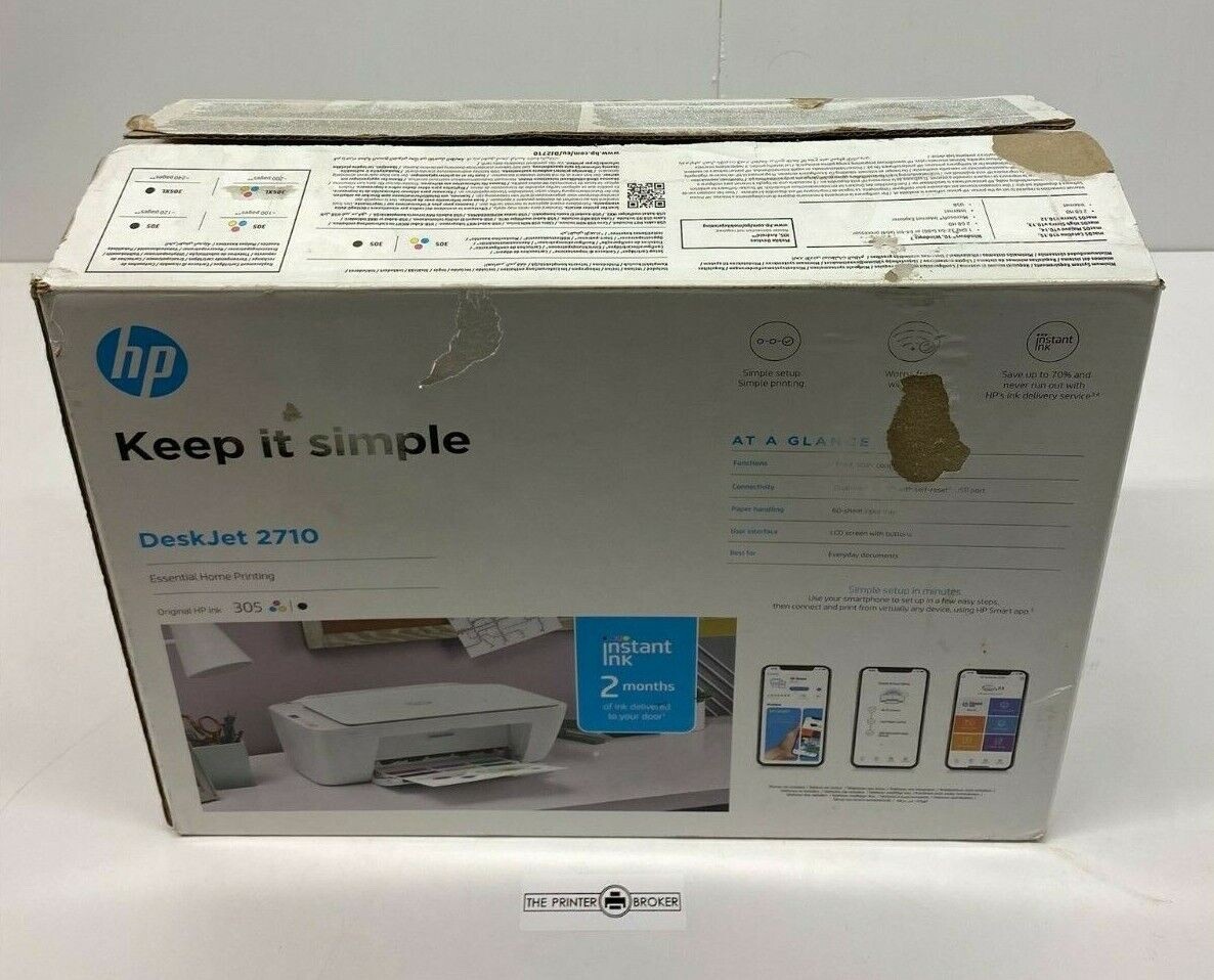 HP Deskjet 2710 All-in-One Inkjet Printer 5AR83B