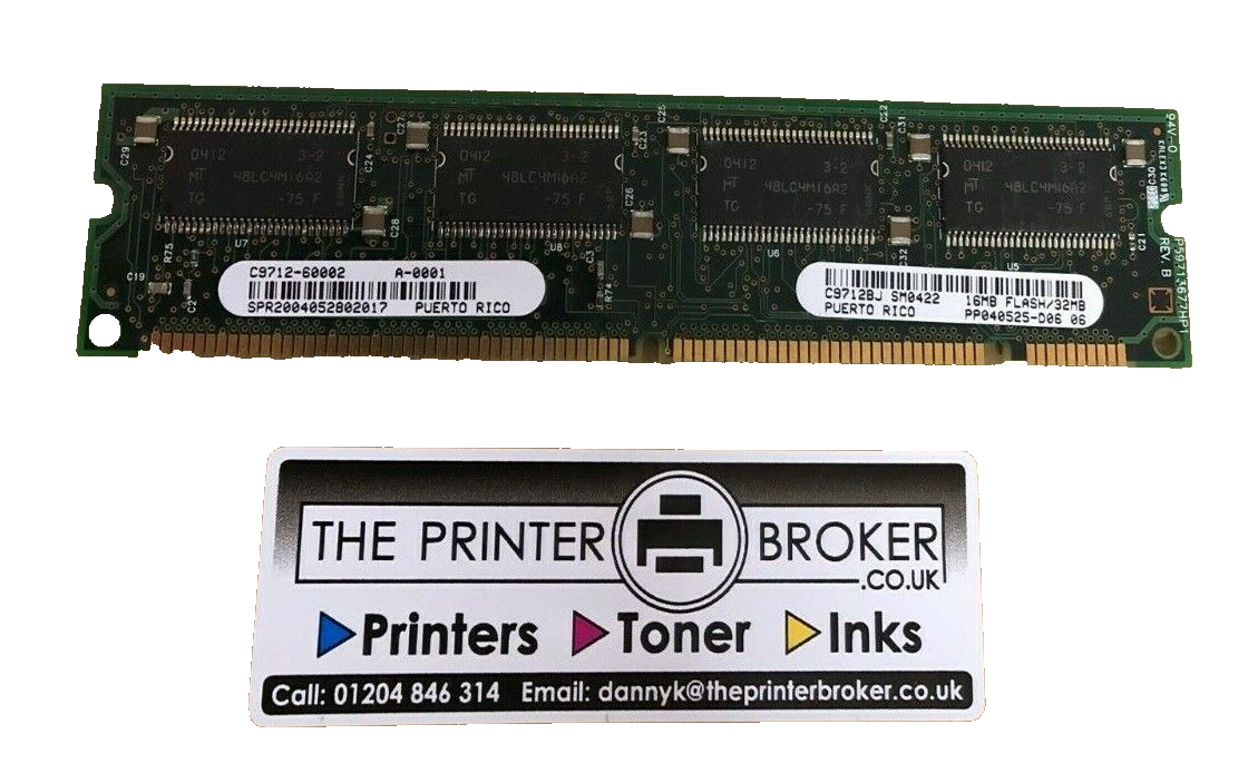 HP LaserJet 4600 16MB 32MB Firmware DIMM C9712-60002 / C9712BJ