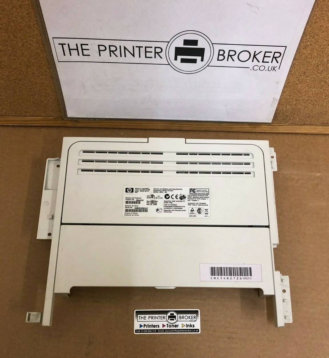 HP LaserJet P2015 Series Rear Cover Assembly RC2-0430