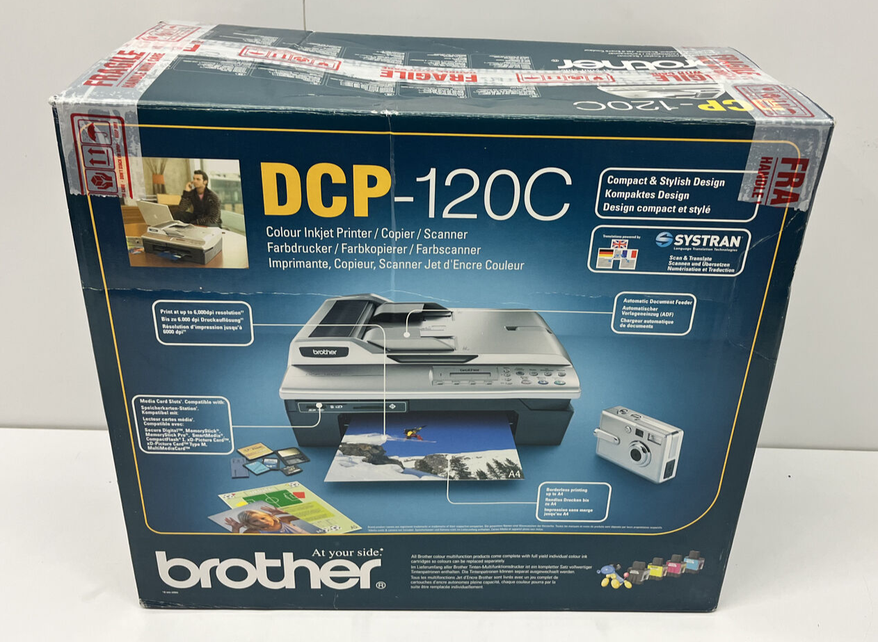 Impresora multifunción de inyección de tinta a color Brother DCP-120C A4