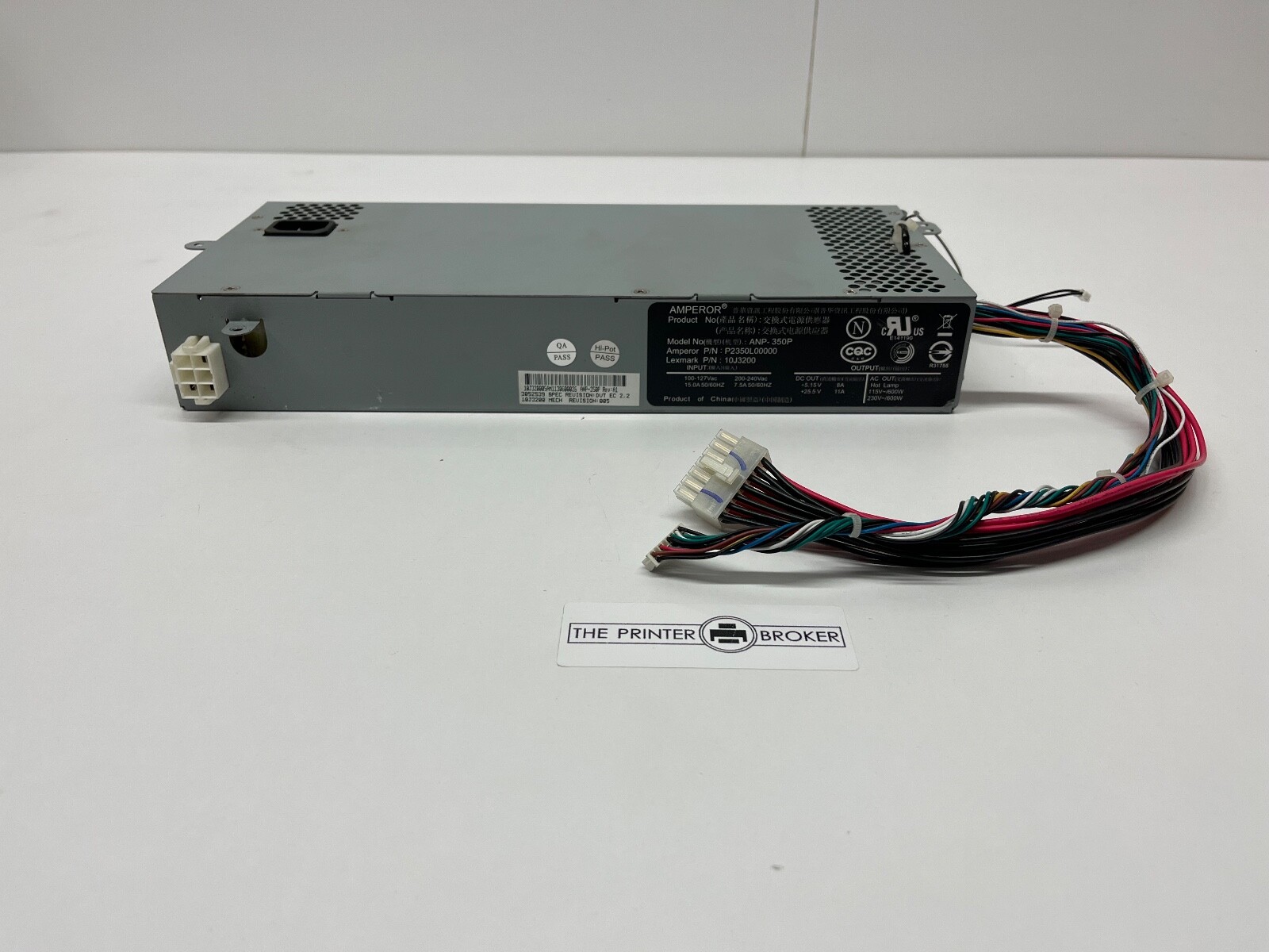 Lexmark X792 XS79x Series LVPS Low Voltage Power Supply 40X7188