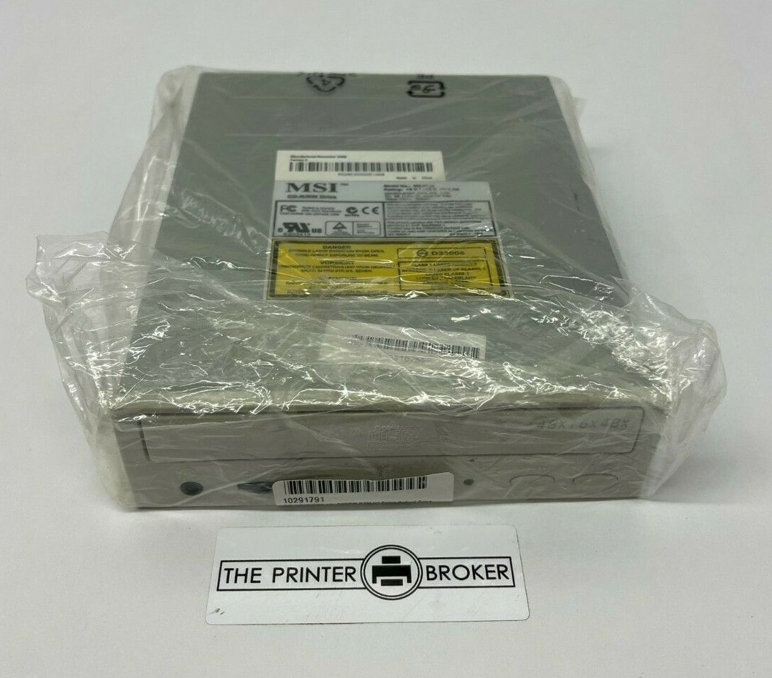 MSI CD-R Rw Drive High Speed 48x16x48x Made NOV 2002 MS 8348