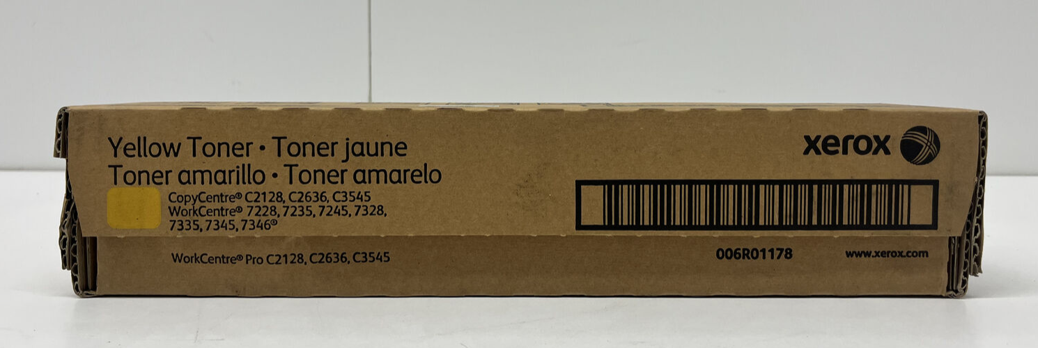 Xerox WorkCentre 7328 7336 7345 7346 Series Yellow Toner Cartridge 006R01178