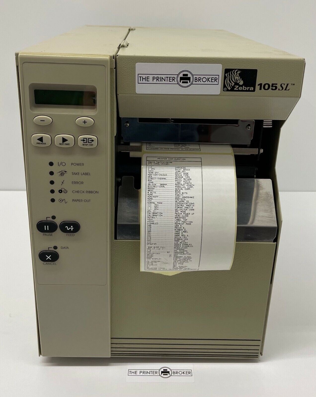 Zebra 105SL Thermal Barcode Printer 10500-200E-0000