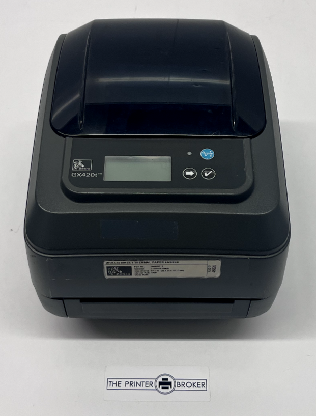 Zebra GX420t USB Serial Ports Direct Thermal Label Printer GX42-101722-000