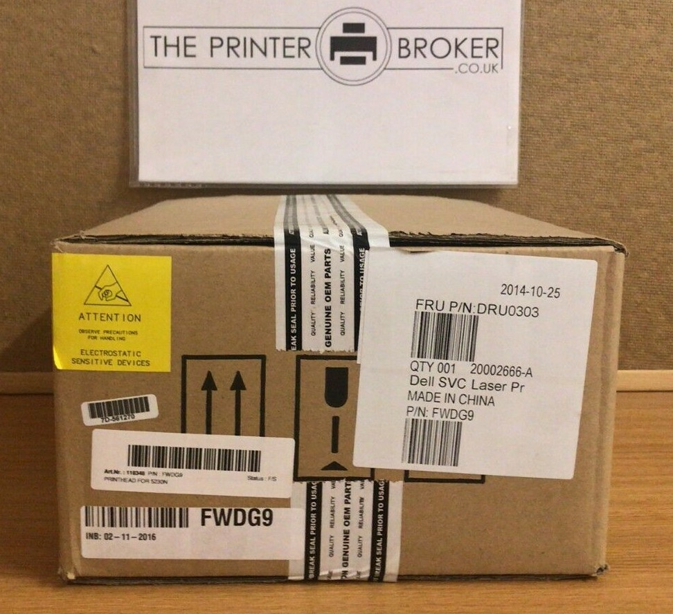 Dell Printhead Assembly for 5230 5350 FWDG9 K3433