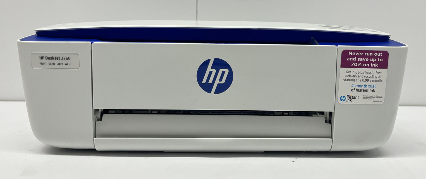HP DeskJet 3760 A4 Colour Multifunction Inkjet Printer T8X19B