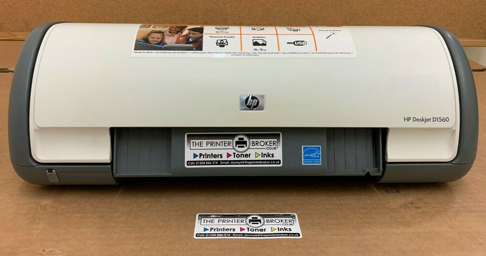 HP DeskJet D1560 A4 Colour Inkjet Printer CB710A