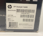 HP DeskJet F2480 All In One A4 Colour Inkjet Printer CB730B - Image 7
