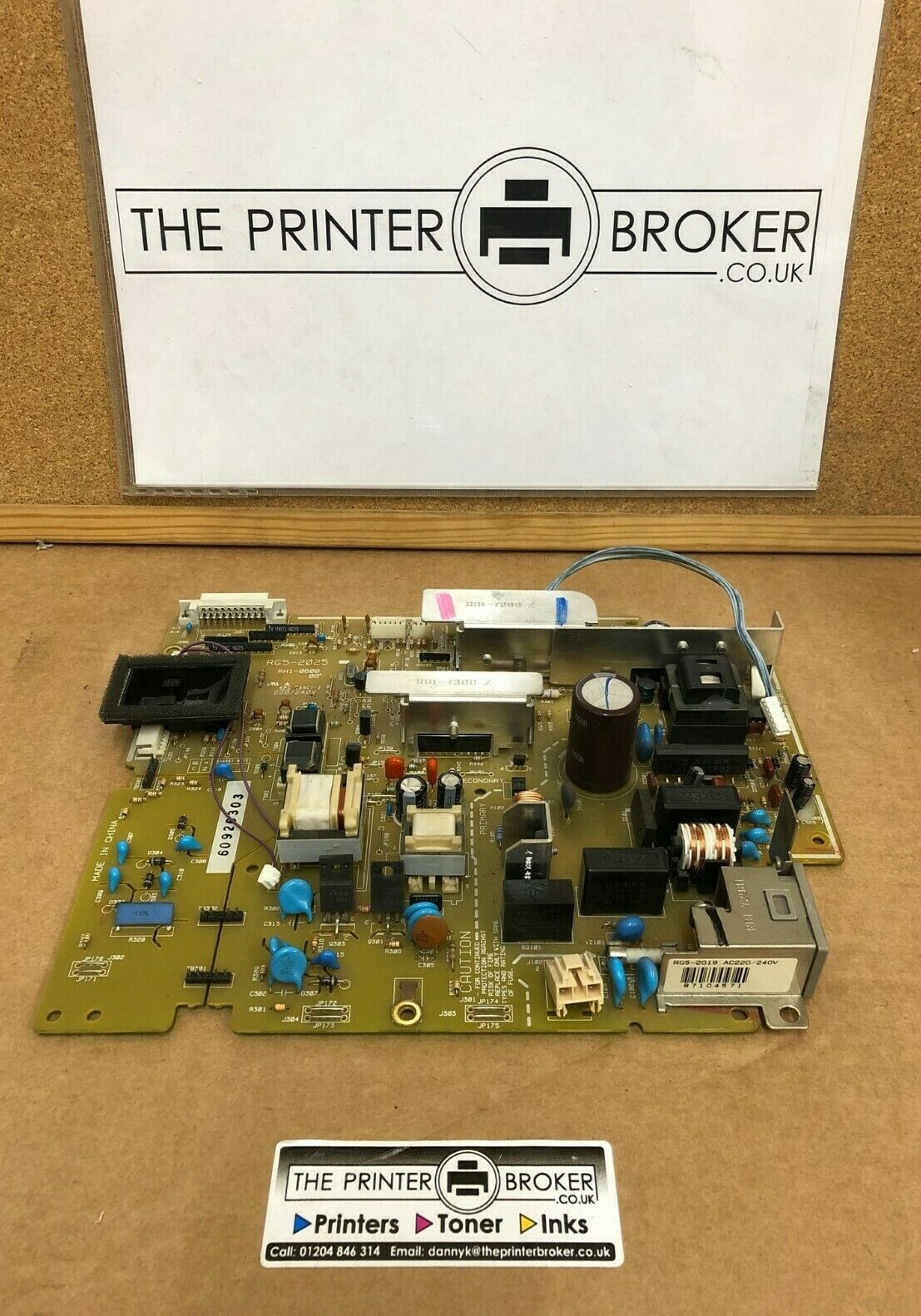 HP LaserJet 5L Series DC Controller Power Supply Board RG5-2023 / RG5-2025