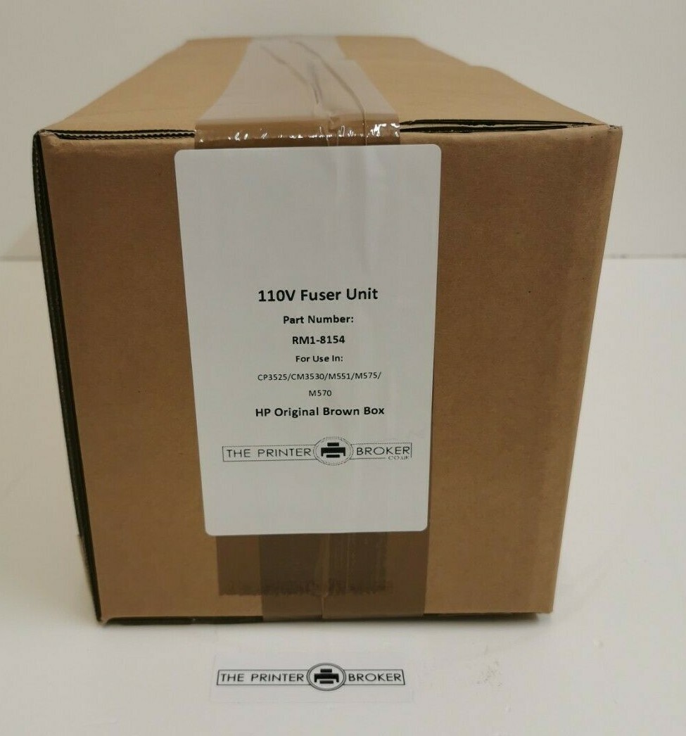 HP LaserJet CP3525 CM3530 M551 M575 110v Volt Fuser Unit RM1-8154