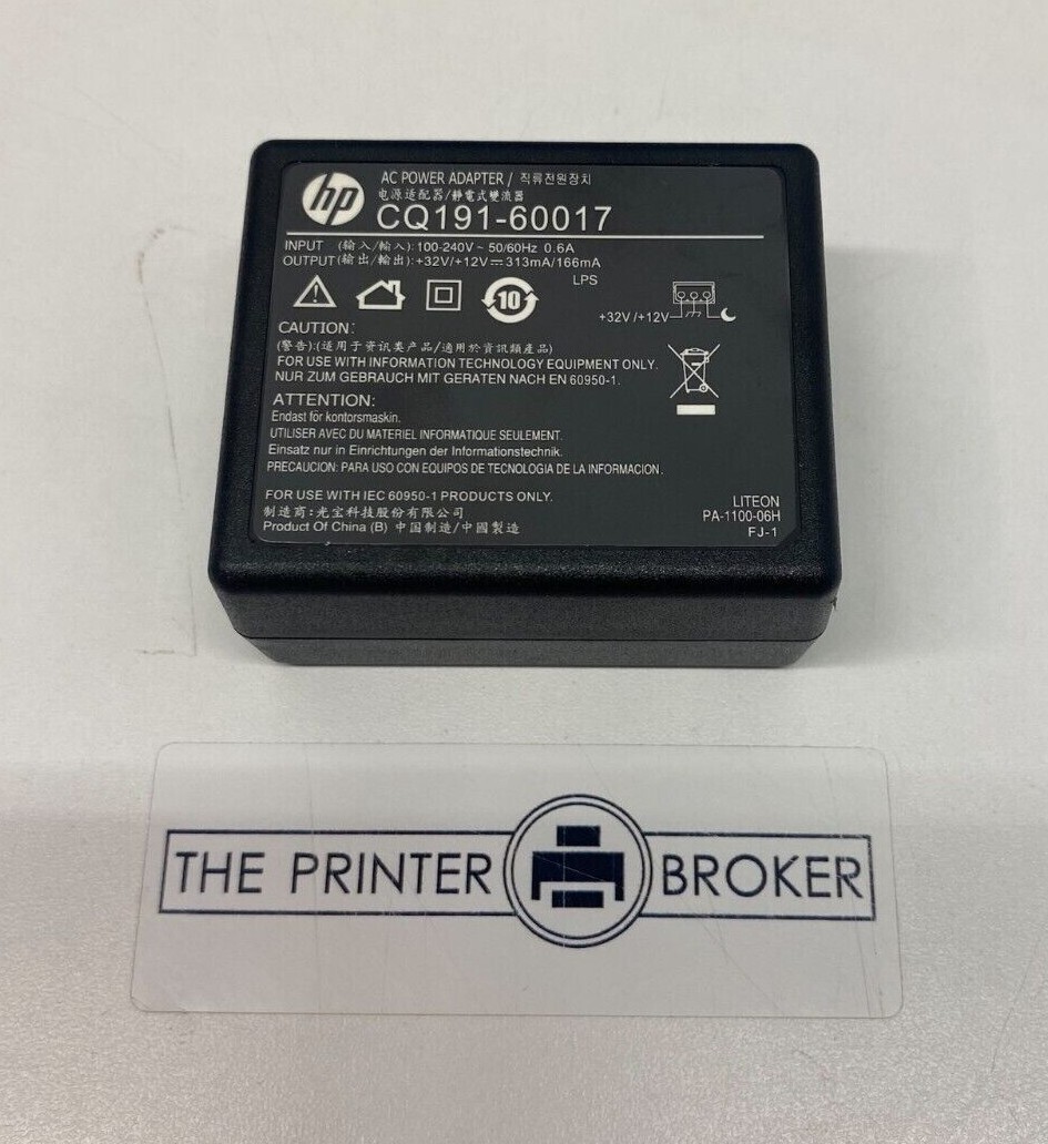 HP OfficeJet 4610 4620 Series AC Power Adapter CQ191-60017