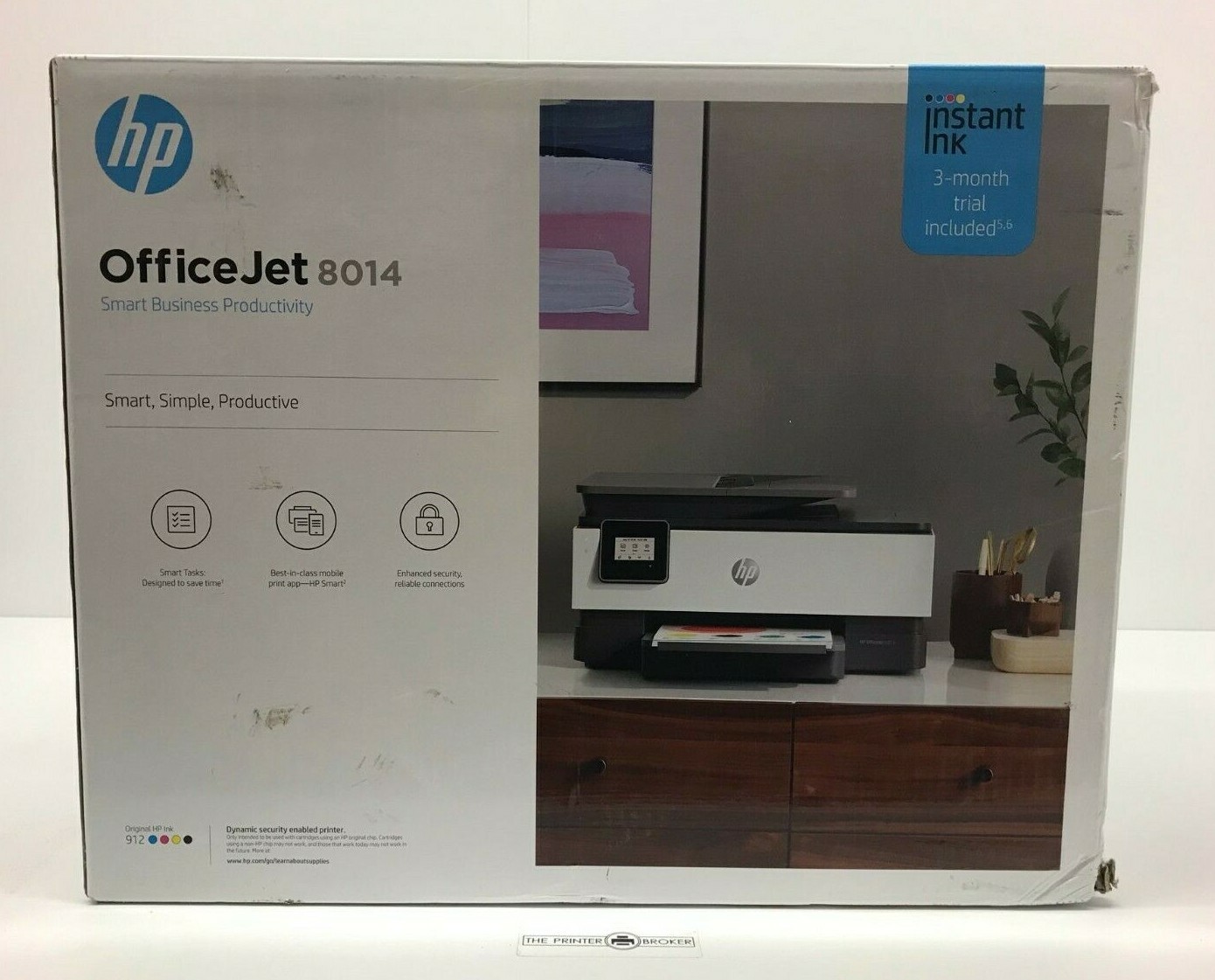 HP Officejet Pro 8014 A4 Colour Multifunction Inkjet Printer 3UC57B