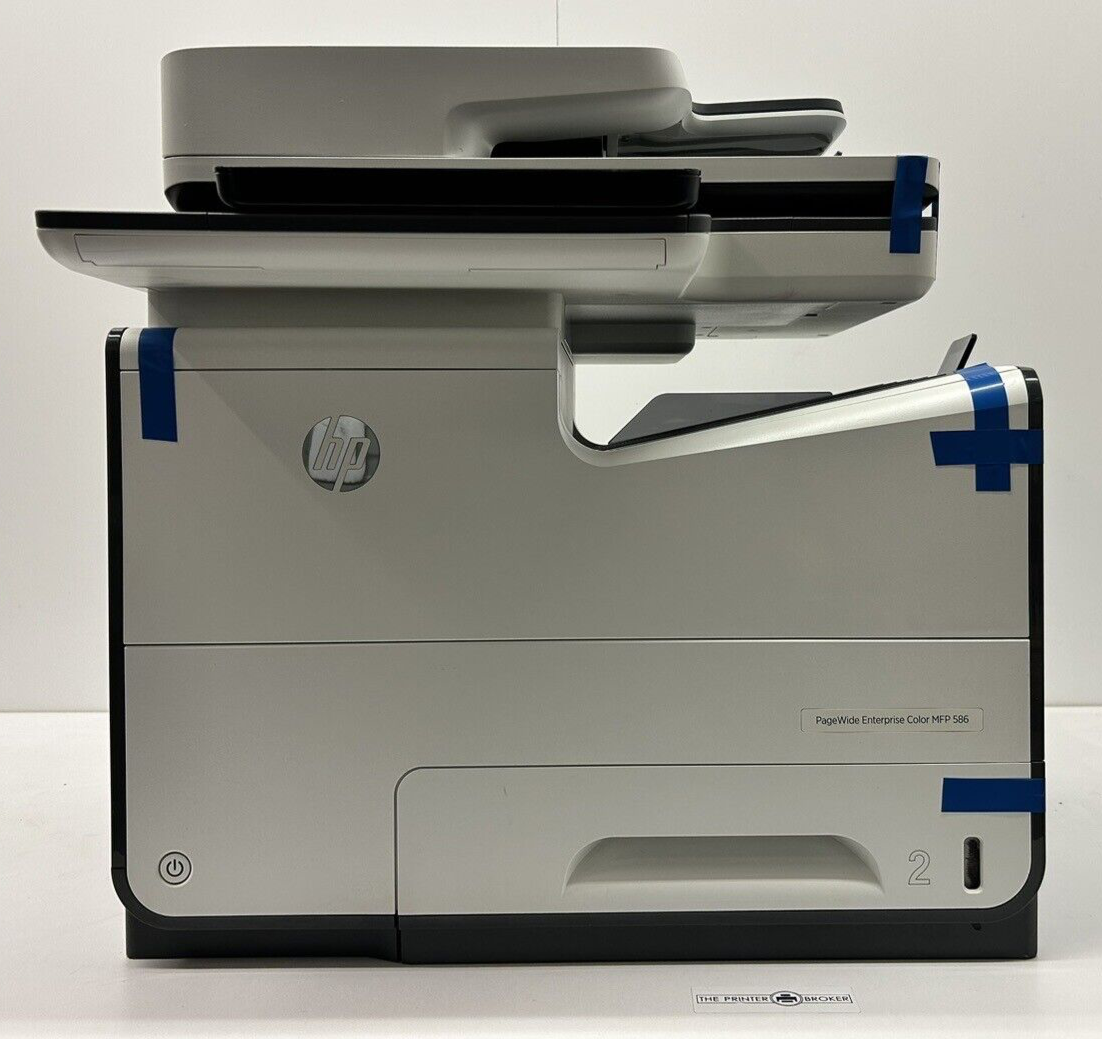 HP PageWide Enterprise MFP 586dn A4 Colour Multifunction Inkjet Printer G1W39A