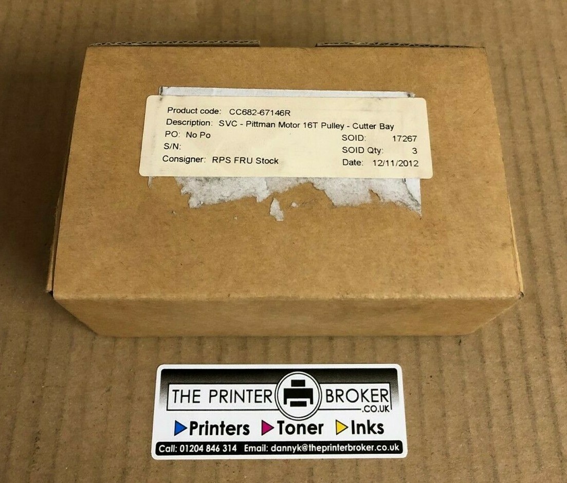 HP SVC Pittman Motor 16T Pulley Cutter BA CC68267146