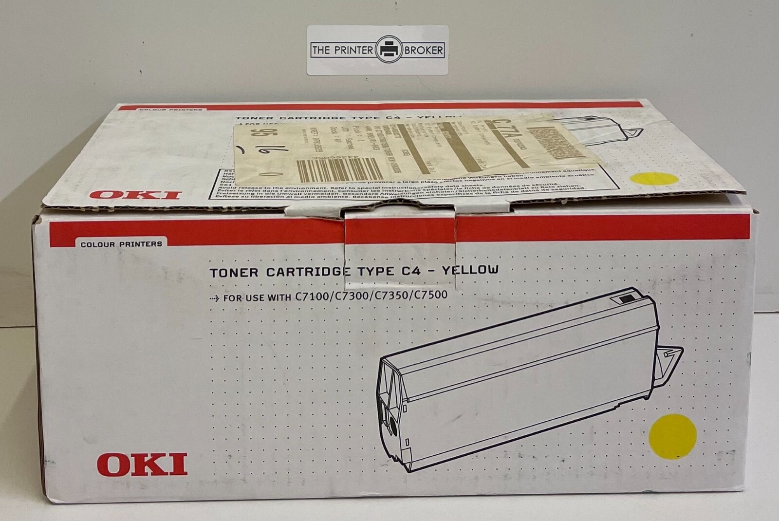OKI Genuine Yellow Toner Cartridge Type C4 41963005