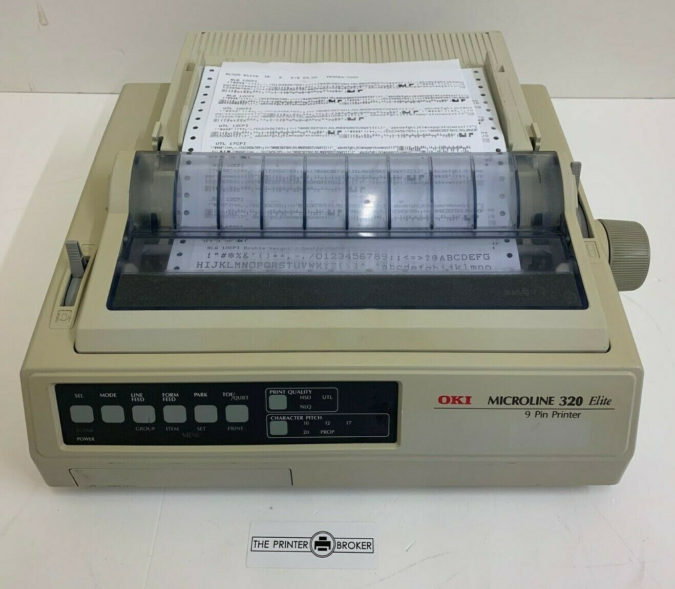 OKI Microline 320 Elite ML-320e ML320 ML-320 320e Dot Matrix Printer 09000186