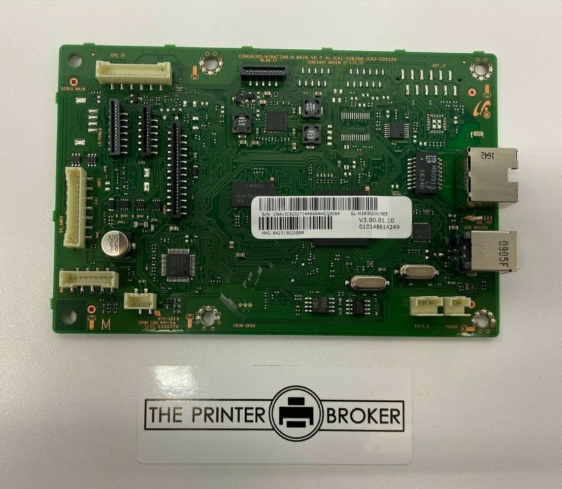 Samsung SL-M2835DW PCB Main Formatter Board JC41-00830A