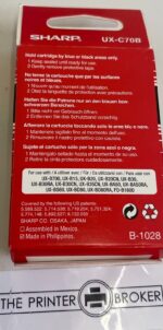 Sharp UX-C70B Black Print Cartridge Pack Of 2 10N0430E - Imagen 4