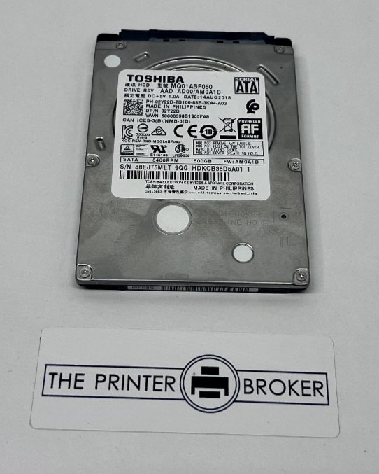 Toshiba Hard Drive Disk 5400RPM 500GB MQ01ABF050