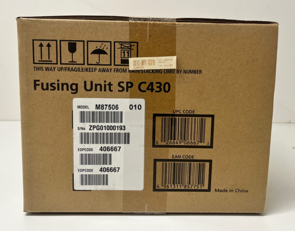 Unidad de fusor Ricoh AFICIO SP C430 220 V M87506 406667