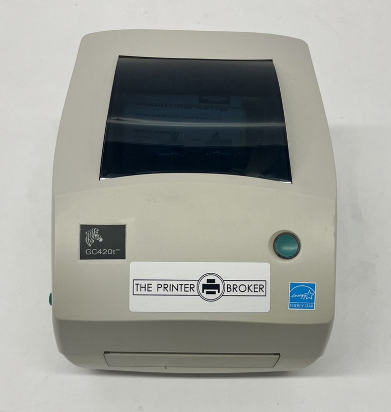 Zebra GC420T Thermal Label Printer With Serial Parallel USB GC420-100520-000