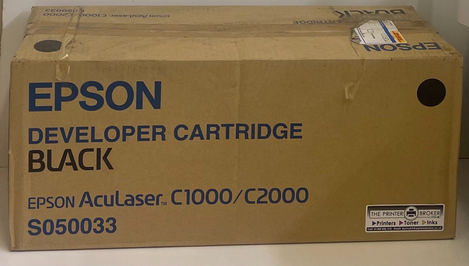 Black Genuine Epson Developer Cartridge S050033