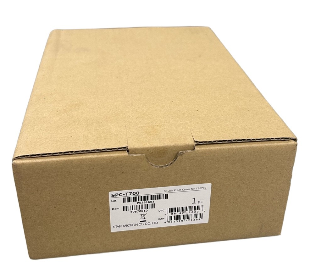 Cubierta a prueba de salpicaduras TSP700 TSP700II Star Micronics SPC-T700