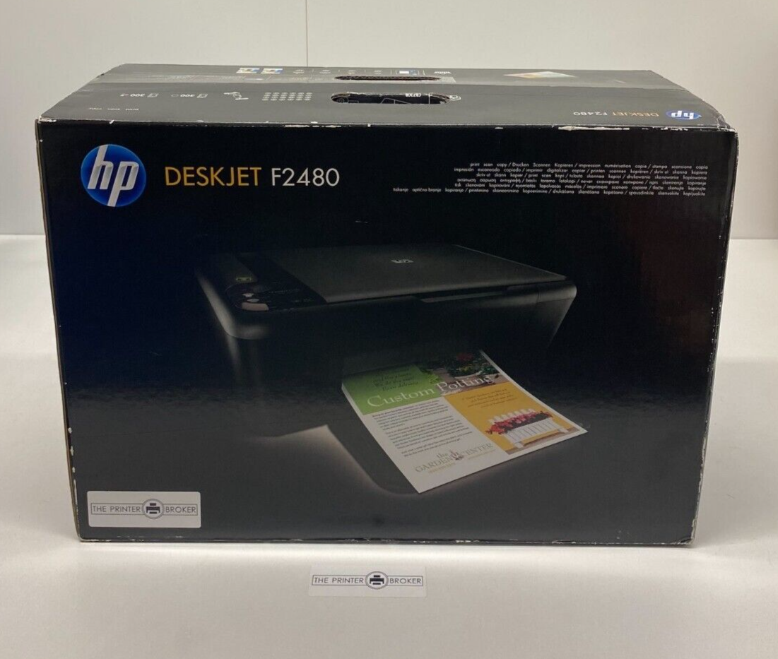 HP DeskJet F2480 All In One A4 Colour Inkjet Printer CB730B