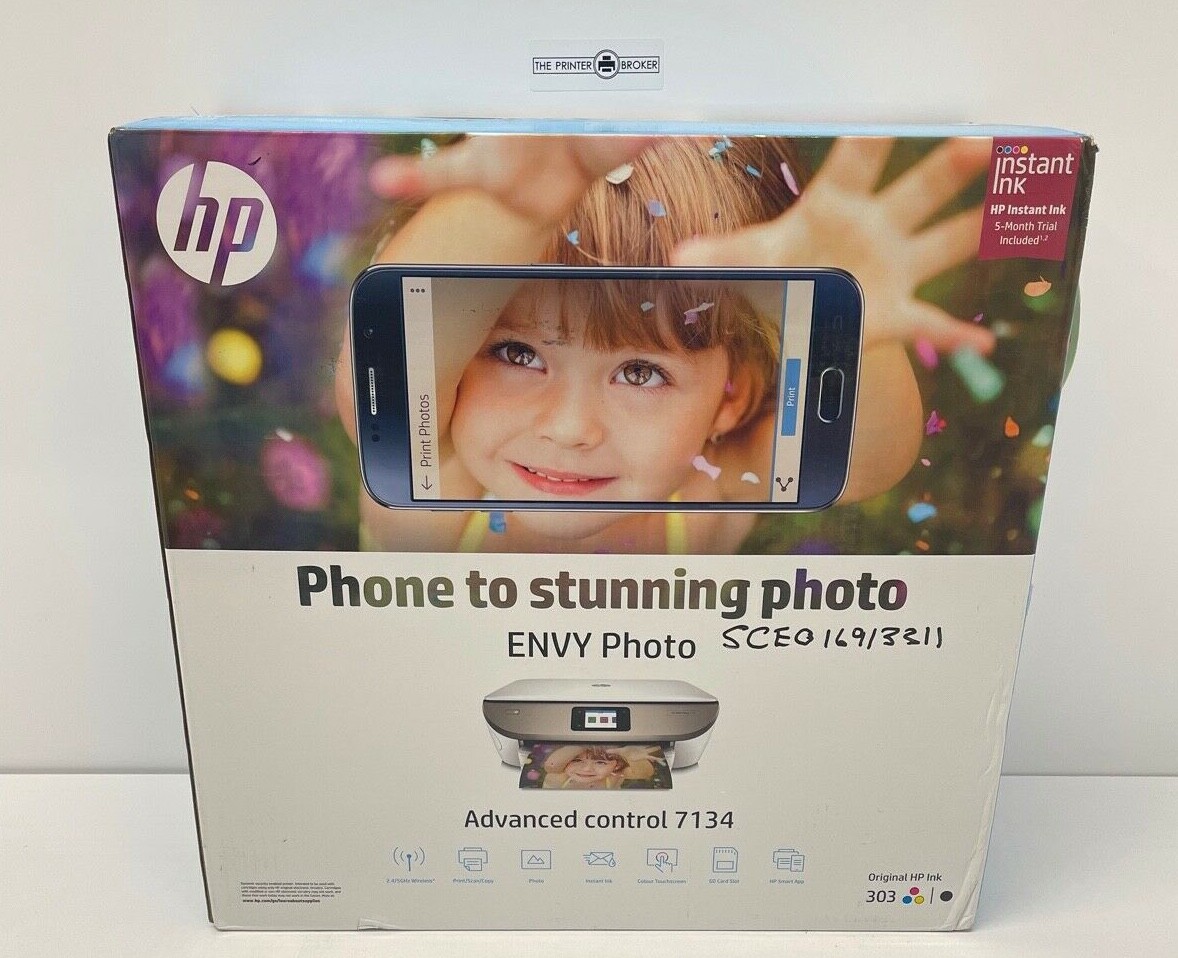 HP ENVY Photo 7134 A4 Colour Multifunction Inkjet Printer Z3M48B
