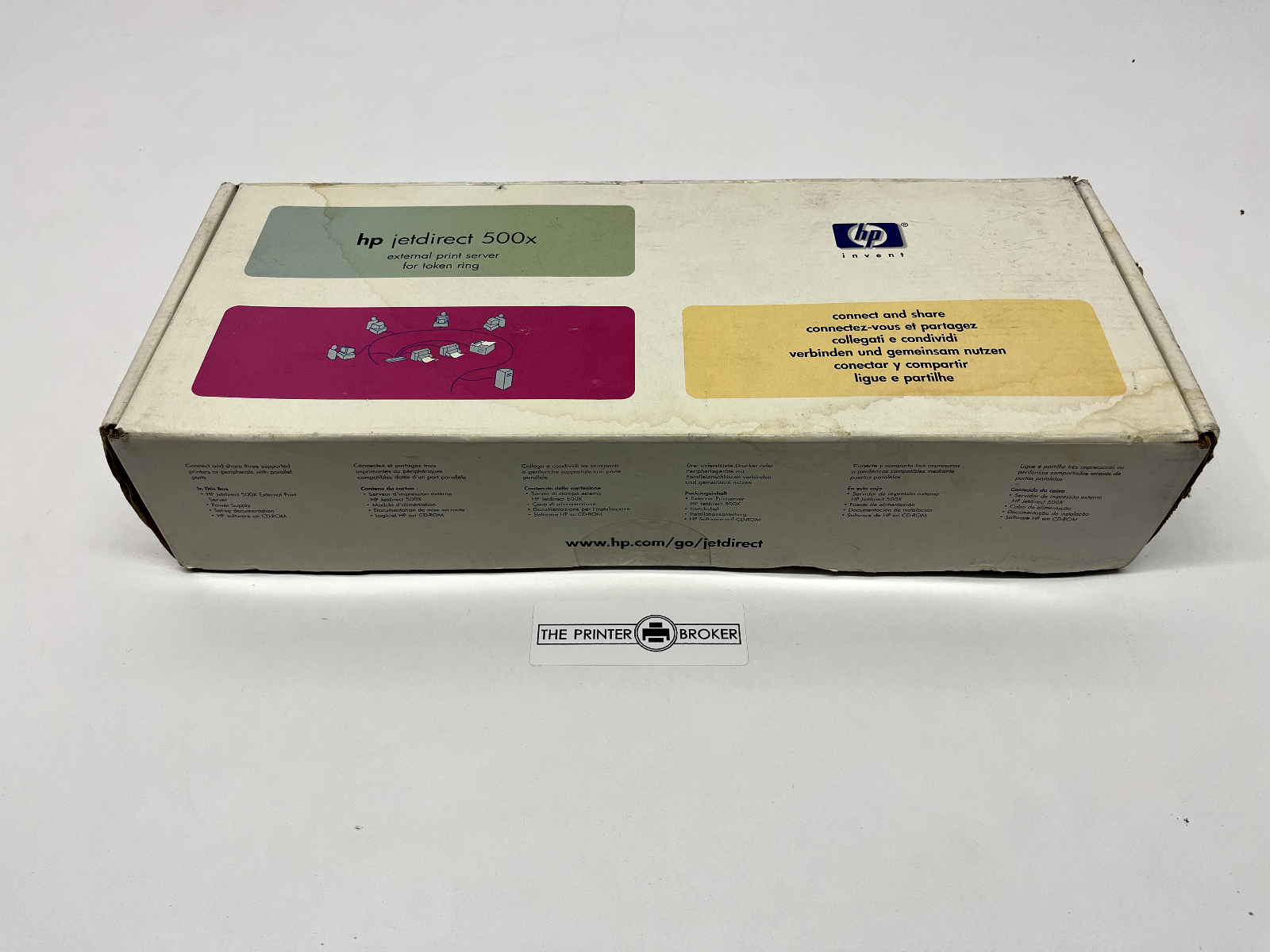 HP JetDirect 500x External Print Server With 3x Parallel Ports J3264A