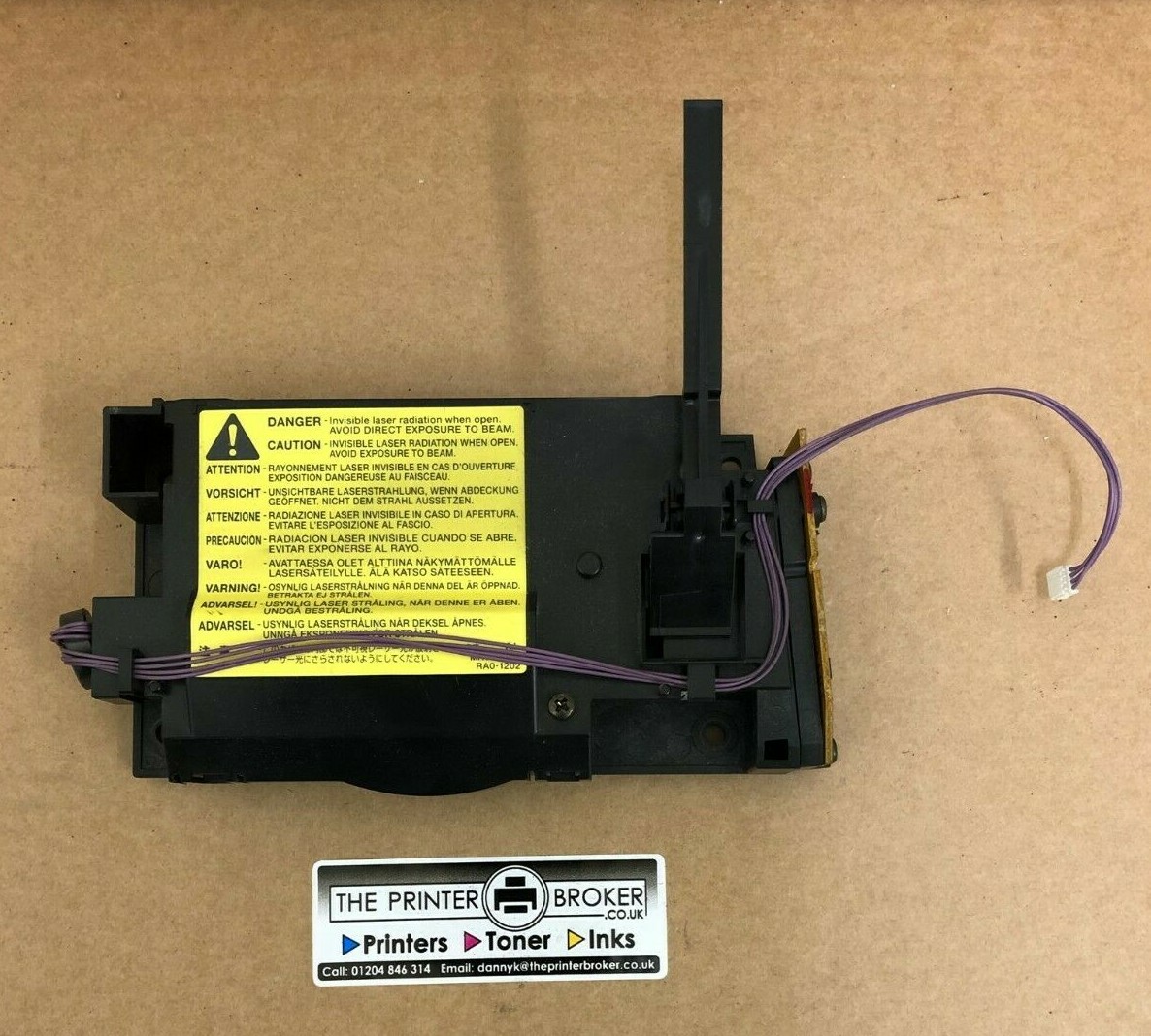 HP LaserJet 1200 3300 3310 Laser Scanner Printhead Assembly RG0-1041