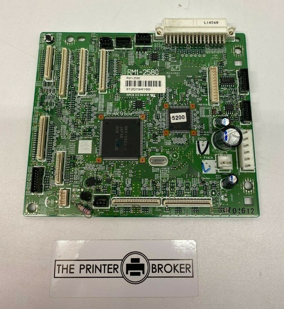 HP LaserJet CP3505 Series DC Controller Assembly RM1-2580