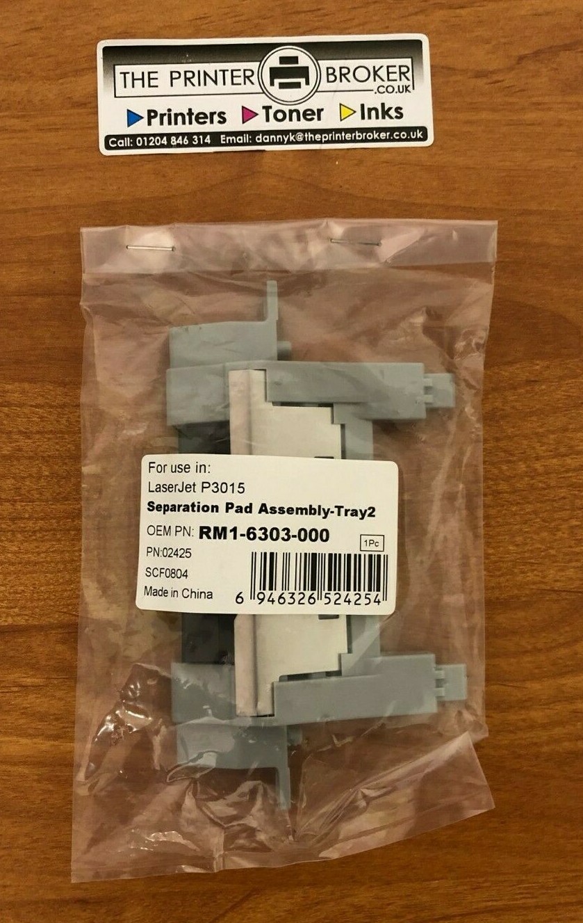 HP LaserJet P3015 Tray 2 Separation Pad Assembly RM1-6303-000