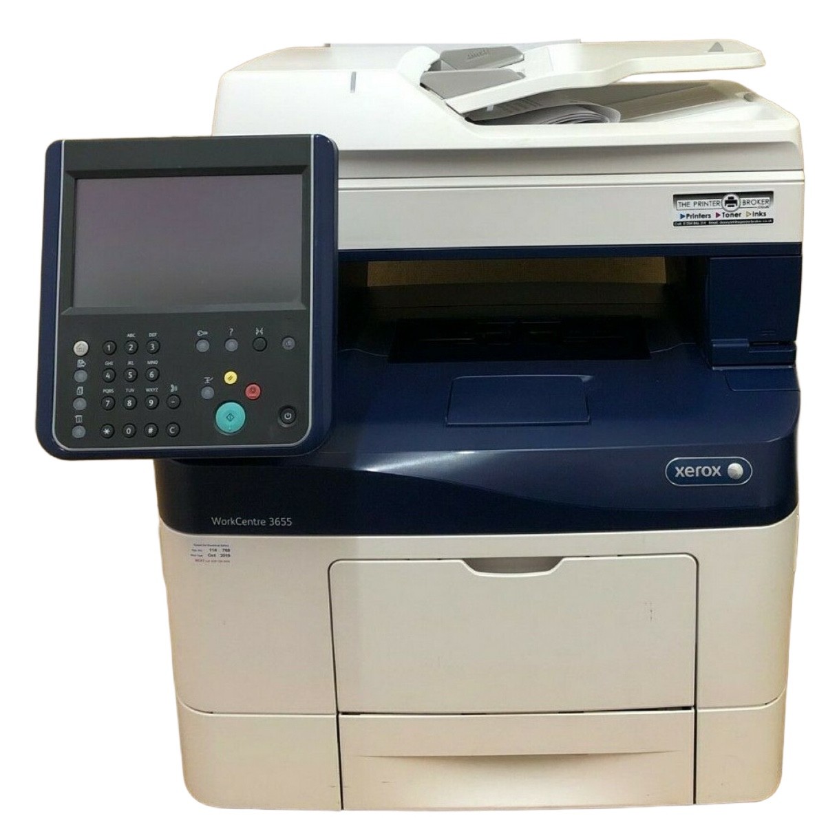 Impresora láser multifunción monocromática A4 Xerox WorkCentre 3655X 3655VX